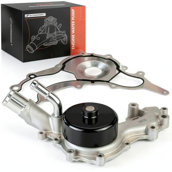 A-Premium Engine Water Pump Aluminum Front-7