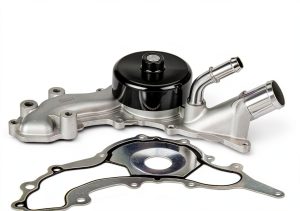 A-Premium Engine Water Pump Aluminum Front-0