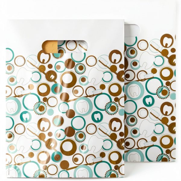 Dental Whimsy Practicon Dental Giveaway Bags 9x12 Inch 100 Pack-1