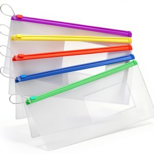Dental Zipper Pouches 200pcs Timgle Clear Case with Card Holder-0