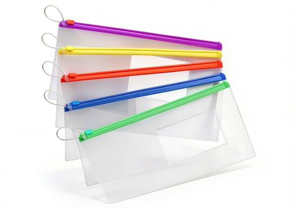 Timgle 200 Pcs Dental Zipper Pouches Zipper Lock Carrying Case with Business Card Holder Clear Toothbrush Pouch for Dental Hygiene Products Office Prizes, Color Random (10 x 4 Inch)-0