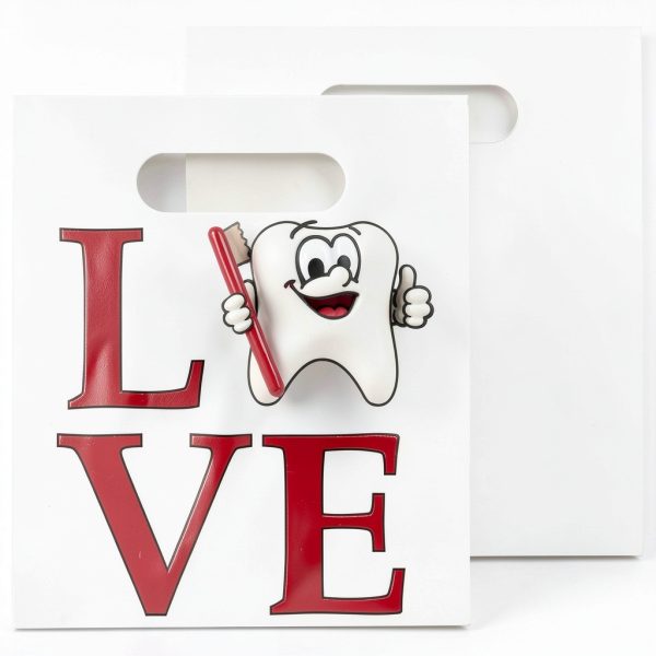 Practicon Dental Giveaway Bag 7-3/4" x 9" Low Cost 100 Pack-1