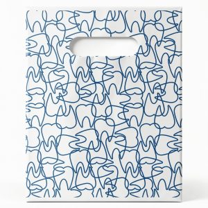 Molar Mix-Up Dental Giveaway Bags, 8" x 10", 100 Pack-0