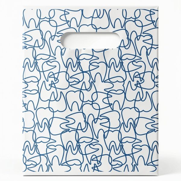 Molar Mix-Up Dental Giveaway Bags, 8" x 10", 100 Pack-0