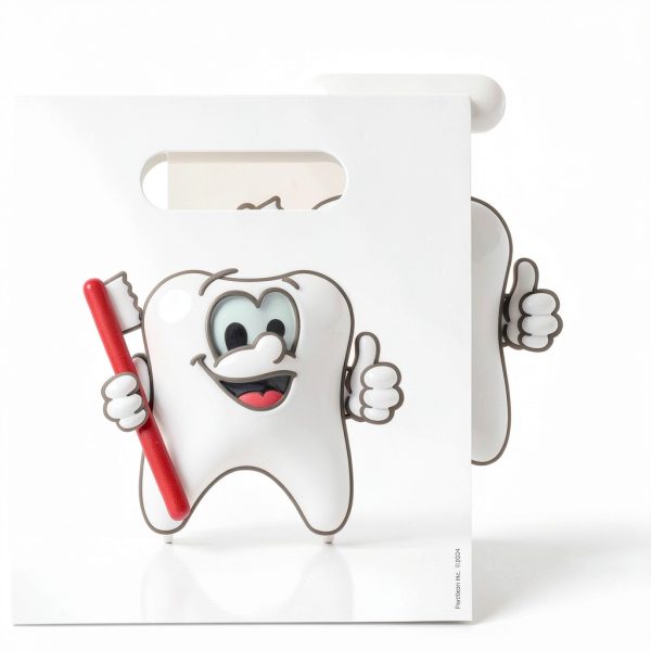 Practicon Tootie Tooth Dental Giveaway Bag 7-3/4 x 9 in Goodie Bag-1