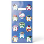 Dental Giveaway Bag Practicon Frosty Friends 6" x 12" Pack of 100-0
