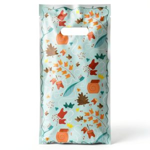 Dental Giveaway Bag Practicon 6x12 Autumn Acorn Gift Bag 100 Pack-0