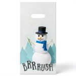Practicon Winter Brushing Snowman 6" x 12" Dental Giveaway Bag, Winter Holiday, Christmas Themed Bags, Dental Hygiene Patient Care Goodie Bag, Dentist Office Plastic Gift Bags, 100 Pack-0