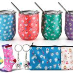 Dental Hygienist Gifts Jingmore 16pcs Tooth Set Tumbler, Bag, Keychain-0