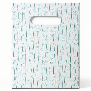 Flossing Molars Dental Giveaway Bags by Practicon 8x10 Inch 100 Pack-0