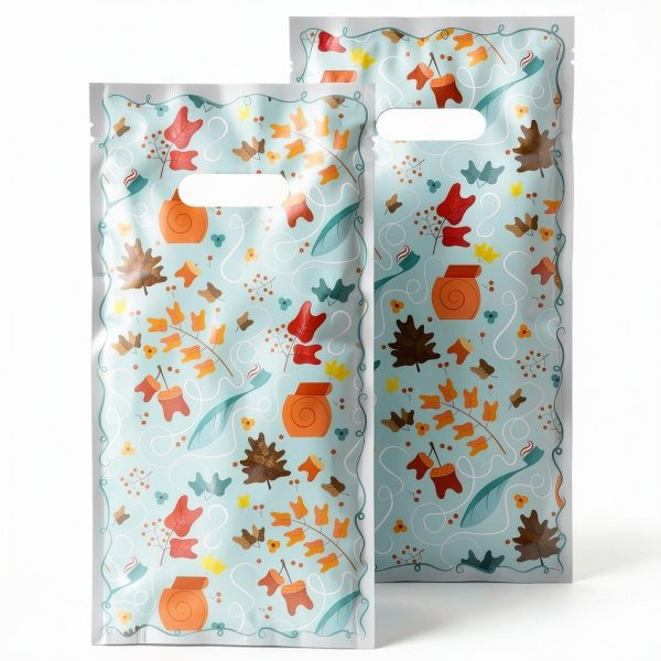 Dental Giveaway Bag Practicon 6x12 Autumn Acorn Gift Bag 100 Pack-1