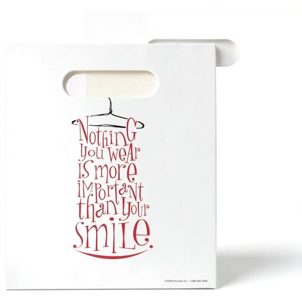 Dental Giveaway Bag Practicon 7-3/4 x 9 Plastic Goodie Bag 100 Pack-1