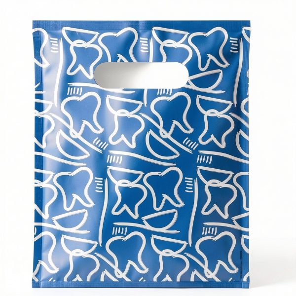 Dental Drawings Dental Giveaway Bags, 8" x 10", 100 Pack-3